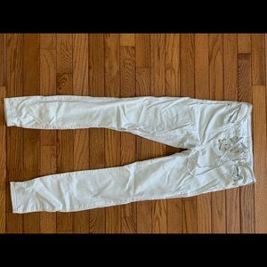 White PACSUN lace up jeans